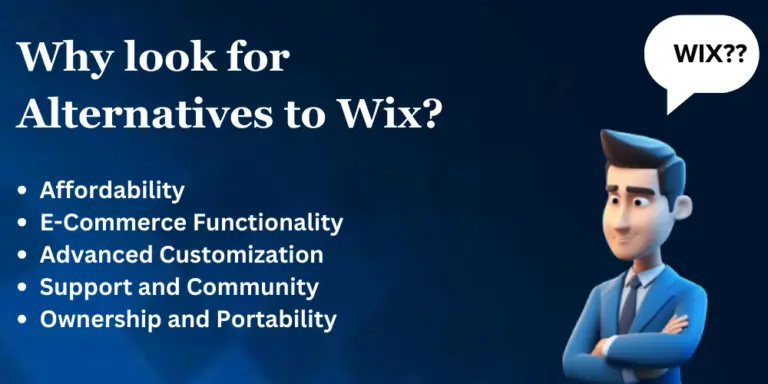Look for Alternatives to Wix